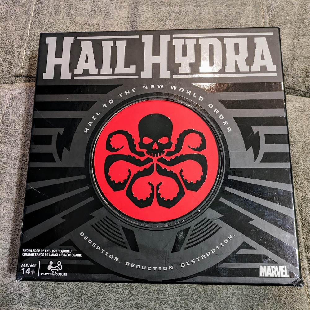 NEW  Marvel Hail Hydra New World Order Board Game, Avengers SHIELD Age 14+